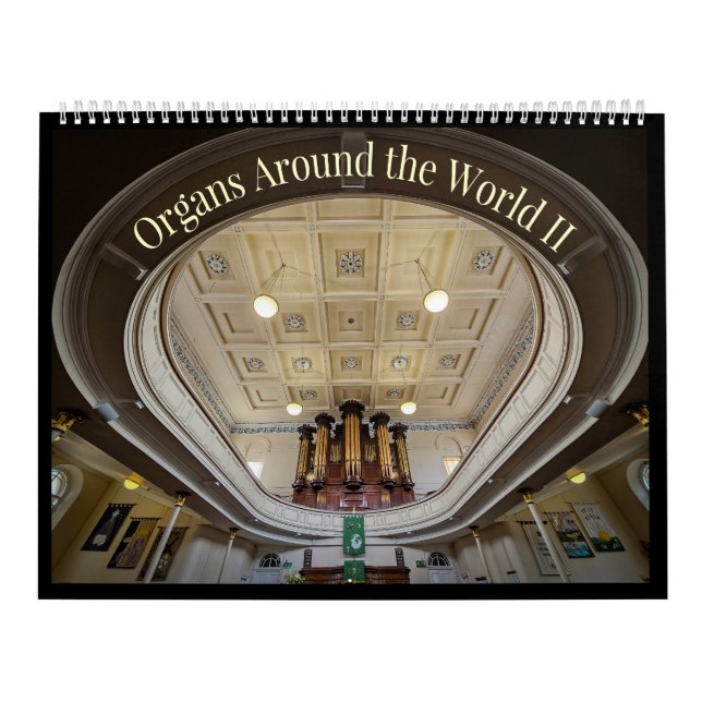 Calendar of pipe organs from around the world II (Cover)