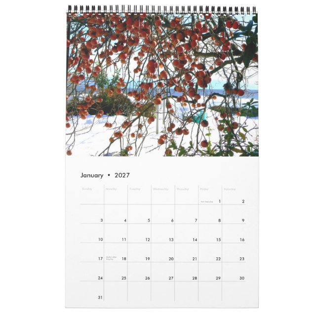 Calendar of the Japanese Countryside (Jan 2027)