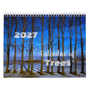 Calendar of Trees 2027 Beautiful Photos