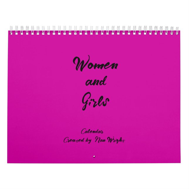 Calendar of Women and Girls (Cover)