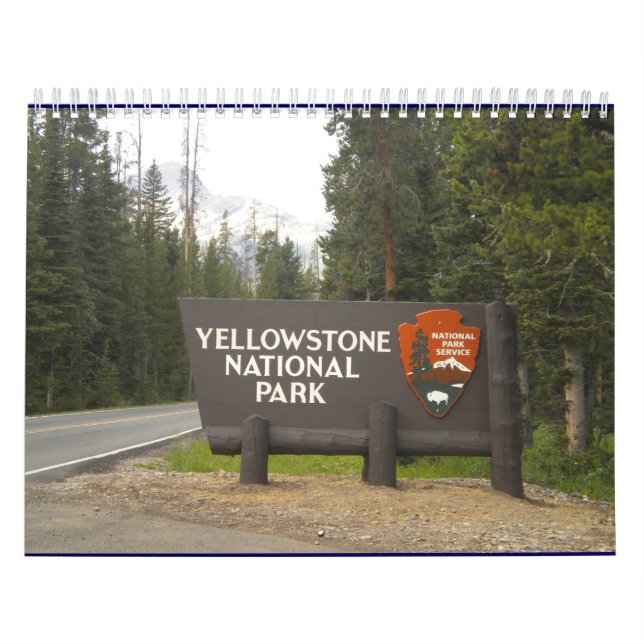 Calendar of Yellowstone National Park (Cover)