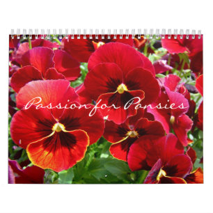 Calendar Passion for Pansies