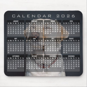 Calendar photo 2026 mouse pad