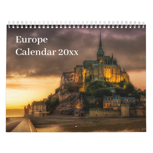 Calendar - Places You Might Know Taken in Europe (Cover)