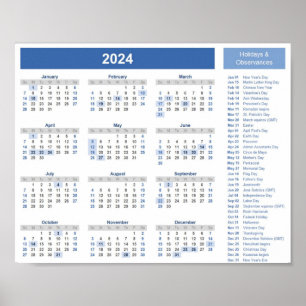 calendar poster