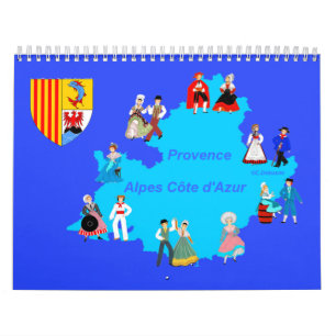 Calendar, Provence-Alpes-Côte-d'Azur, France Calendar