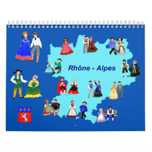 Calendar, Rhône-Alpes, France Calendar
