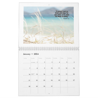 Calendar - The Lord heals you from insomnia!