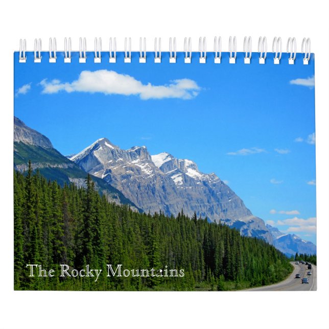 Calendar The Rocky Mountains, Canada (Cover)