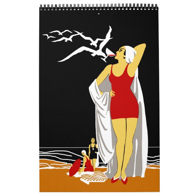 Calendar Vintage Retro Images Posters 2 Plain (Cover)