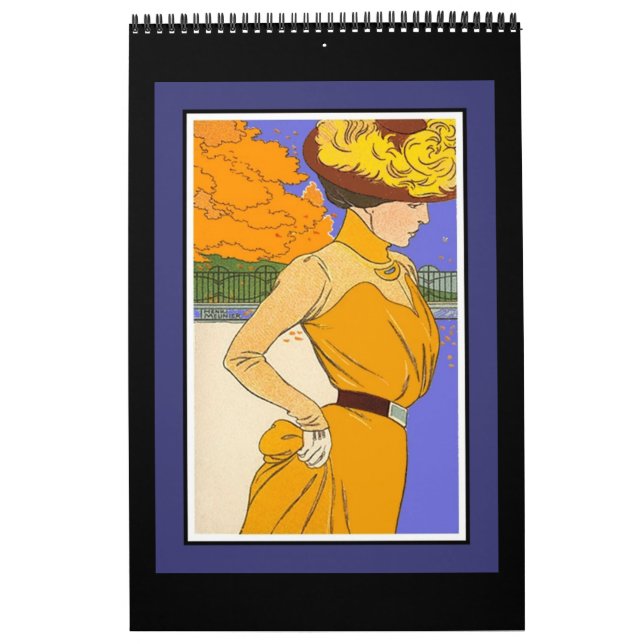 Calendar Vintage Retro Images Posters Plain (Cover)