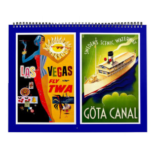 Calendar Vintage Travel Posters 2