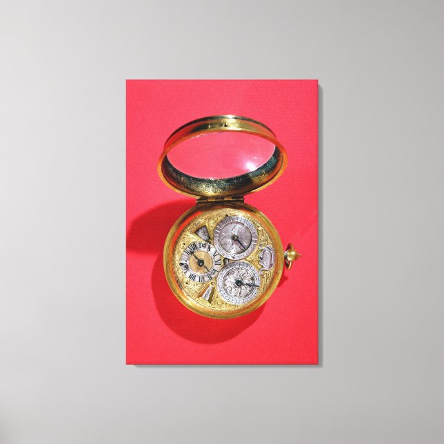 Calendar watch, c.1690 canvas print (Front)