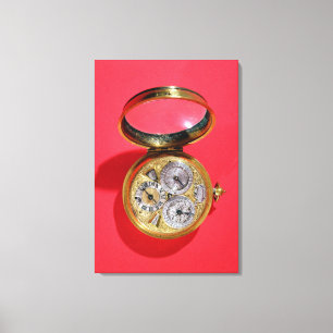 Calendar watch, c.1690 canvas print
