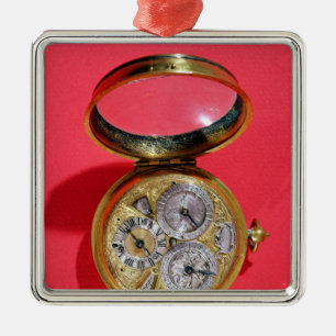 Calendar watch, c.1690 metal tree decoration