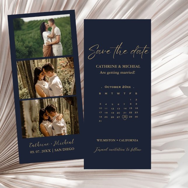Calendar Wedding Photo booth strip frame  Save  Sa Save The Date (Creator Uploaded)