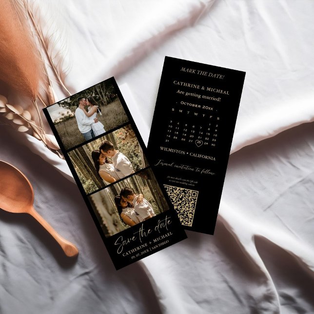 Calendar Wedding Photo booth strip frame  Save T S Save The Date (Creator Uploaded)