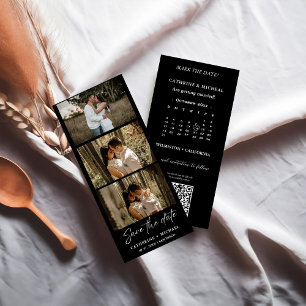 Calendar Wedding Photo booth strip frame  Save T S The Date