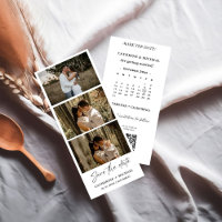 Calendar Wedding Photo booth strip frame  Save T