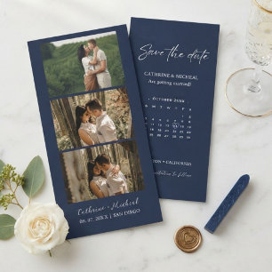 Calendar Wedding Photo booth strip frame Save The Date
