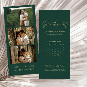 Calendar Wedding Photo booth strip frame  Save  The Date