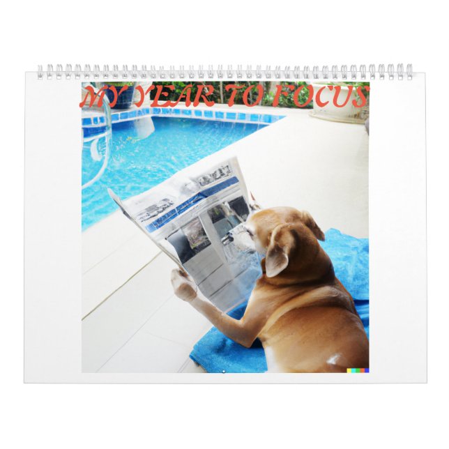 Calendar with dog images (Cover)