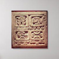 Calendar with four glyphs, Toltec