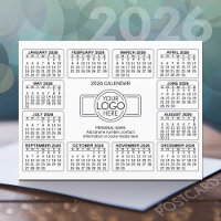 Calendar with logo Contact Information