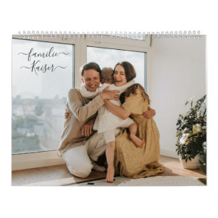 Calendar with own photos - even figures