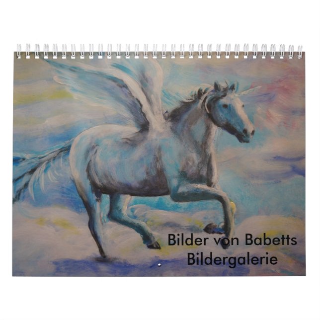 Calendar with painted images (Cover)