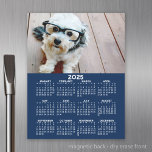 Calendar with Photo - Full Year View Magnetic Dry Erase Sheet<br><div class="desc">A very useful item for home or office. A standard look for your home office or school locker. This shows a full year view of all dates.</div>