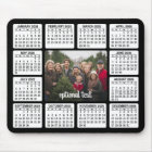 Calendar with Photo in the Centre Black White