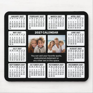 Calendar with Photo in the Centre Mouse Mat