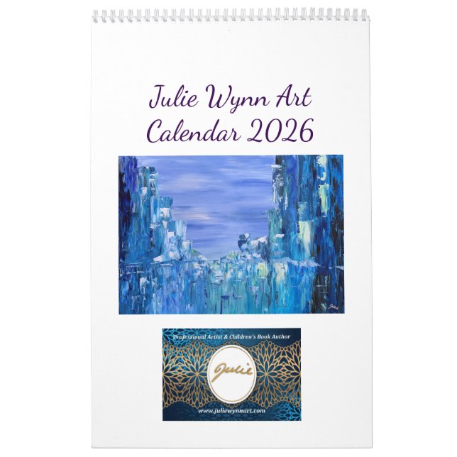 Calendario de arte nueva de Julie Wynn 2026 Calendar (Cover)