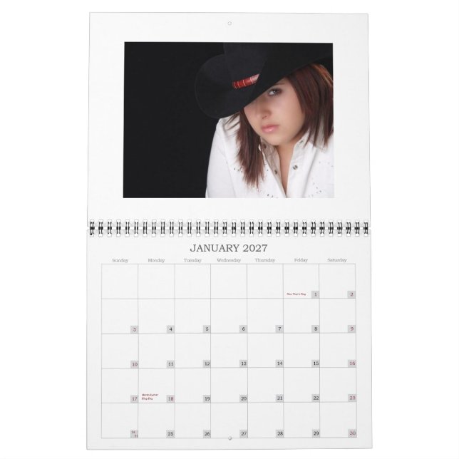 Calendario Feb-Dic 2009 Calendar (Jan 2027)