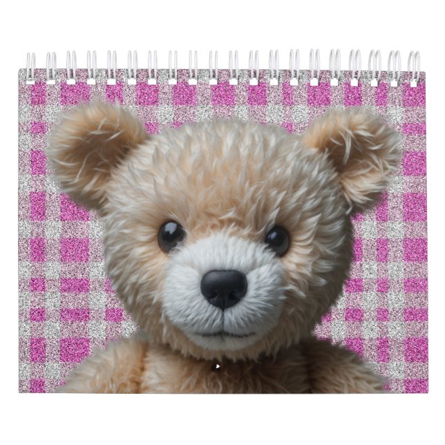 CALENDÁRIO INFANTIL FOFO COM ESTAMPA DE URSINHO DE CALENDAR (Cover)