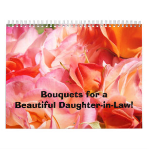Calendars Bouquets Beautiful Daughter-in-Law