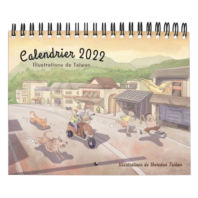 Calendrier 2022 Taïwan (Français) Calendar (Cover)