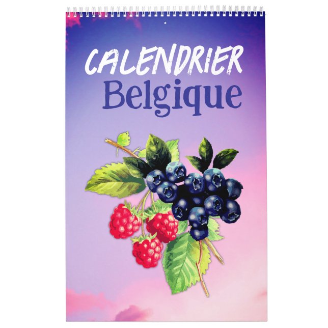 Calendrier Belgique 2026 French Language Belgium  Calendar (Cover)