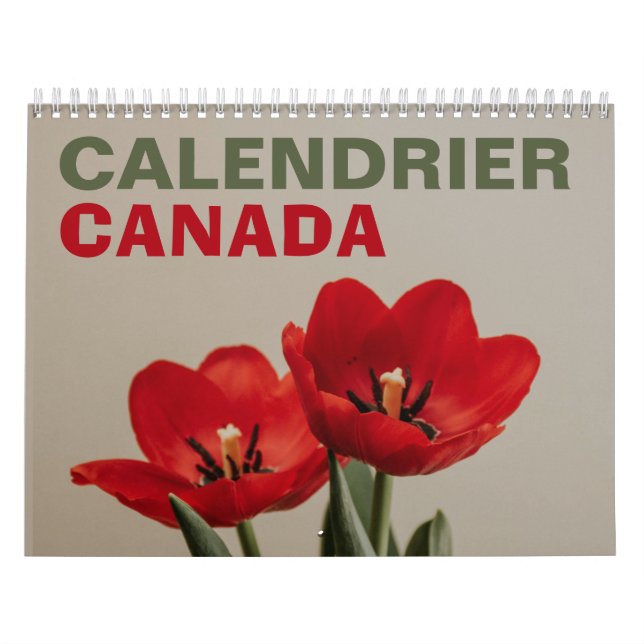 Calendrier Canada  | 2026 French Canadian  Calendar (Cover)