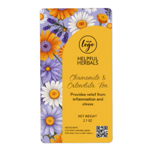 Calendula And Chamomile Tea Product Labels