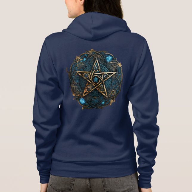 Calendula Pent Women's Hoodie (Back)