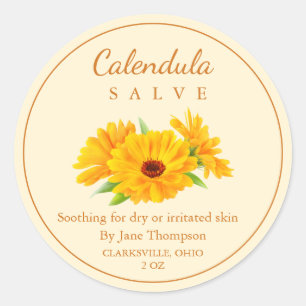 Calendula Salve / balm Label