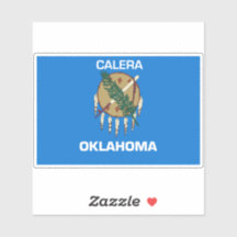 Calera Oklahoma Flag