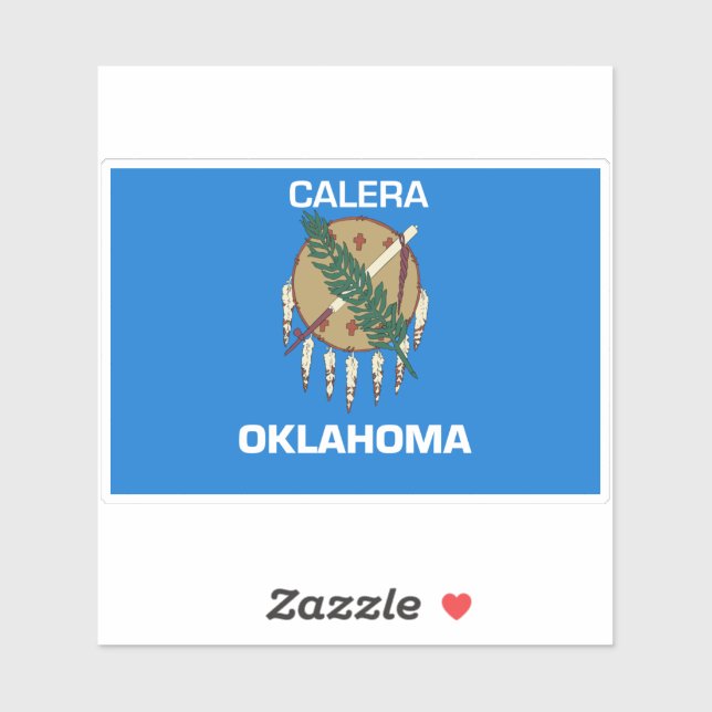 Calera Oklahoma Flag (Sheet)