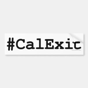 CalExit Bumper Sticker
