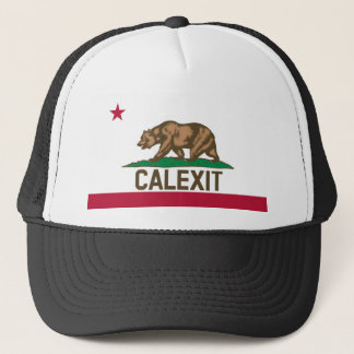 CALEXIT California Bear Flag Trucker Hat