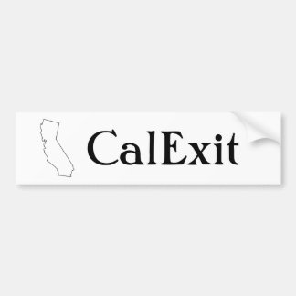 CalExit California Exit Bumper Sticker