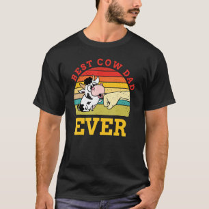 Calf Cow Cattle Dairy Farmers Ideas T-Shirt