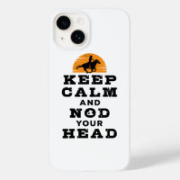 Calf Roping Team Roper Keep Calm Nod Your Head